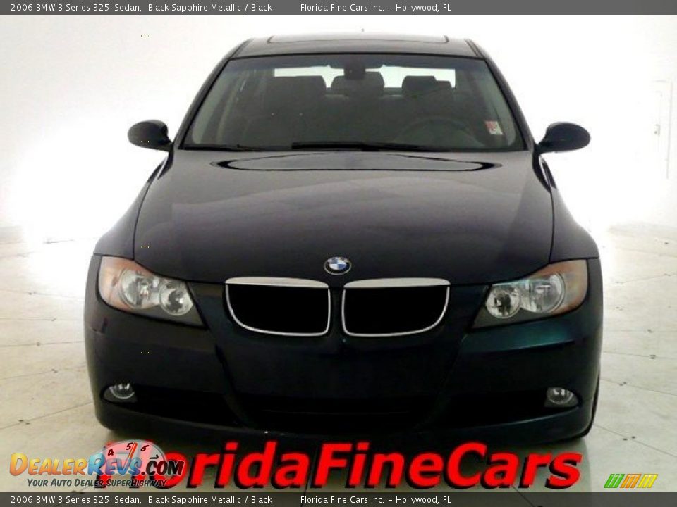 2006 BMW 3 Series 325i Sedan Black Sapphire Metallic / Black Photo #5