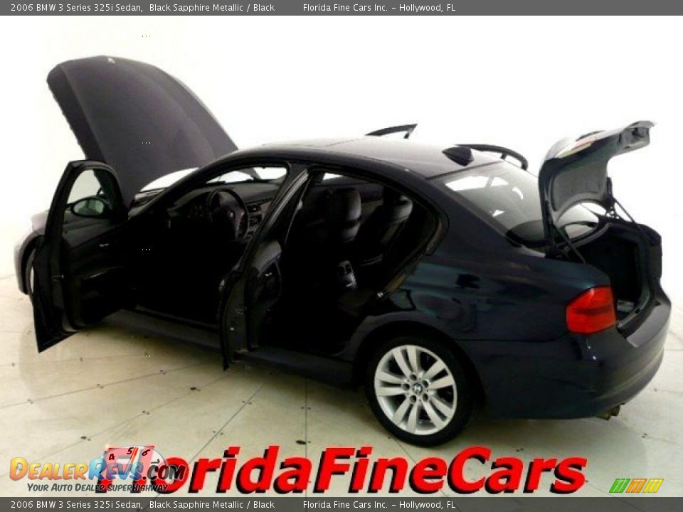 2006 BMW 3 Series 325i Sedan Black Sapphire Metallic / Black Photo #8