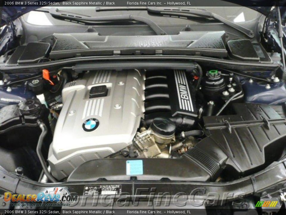 2006 BMW 3 Series 325i Sedan Black Sapphire Metallic / Black Photo #10