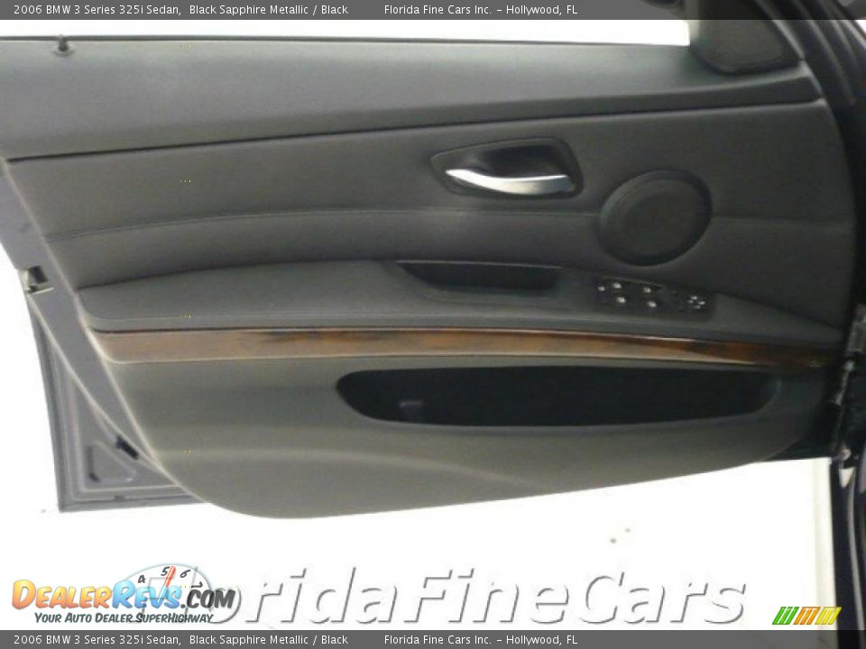 2006 BMW 3 Series 325i Sedan Black Sapphire Metallic / Black Photo #11