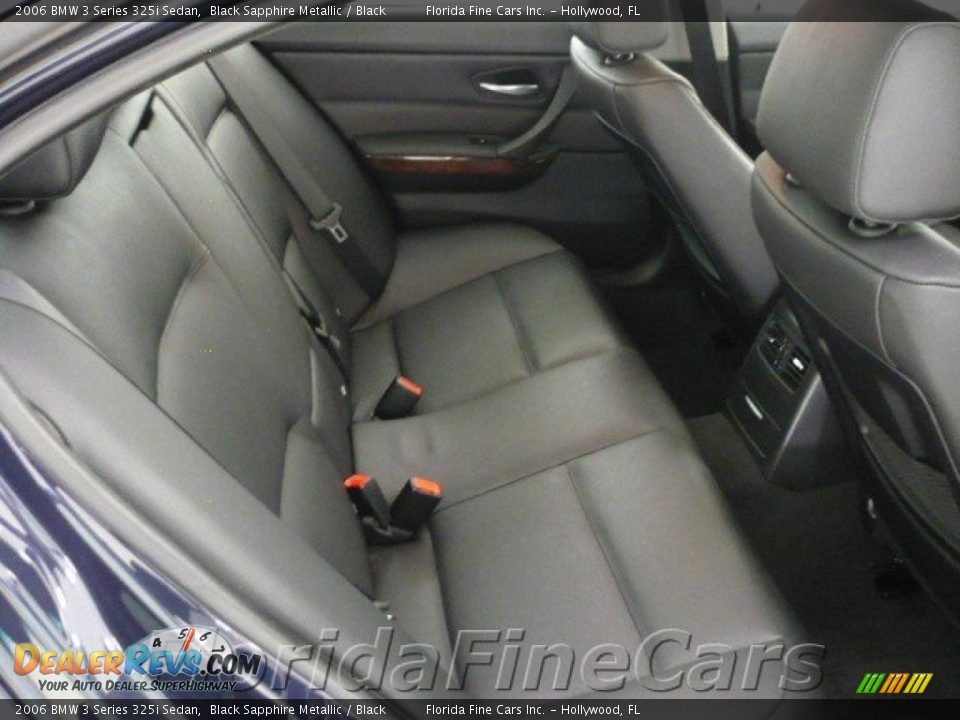 2006 BMW 3 Series 325i Sedan Black Sapphire Metallic / Black Photo #14