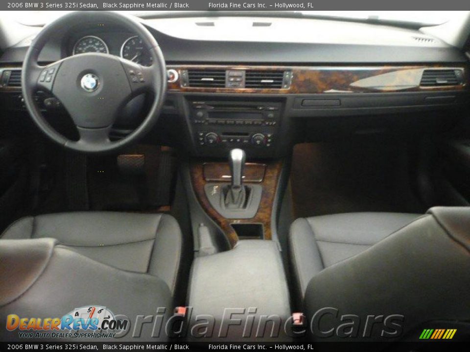2006 BMW 3 Series 325i Sedan Black Sapphire Metallic / Black Photo #15