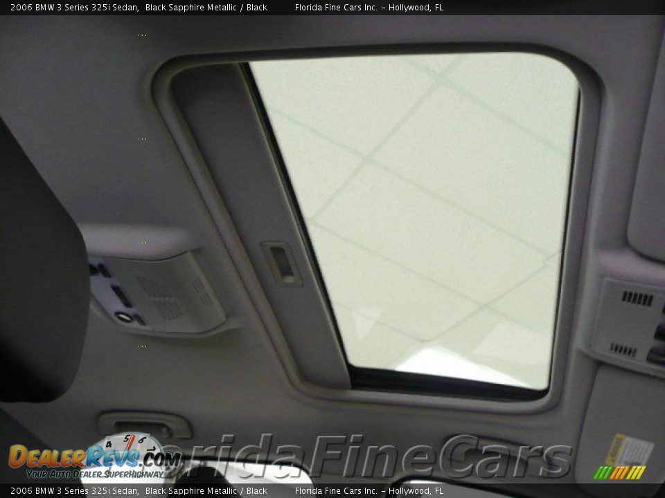 2006 BMW 3 Series 325i Sedan Black Sapphire Metallic / Black Photo #18