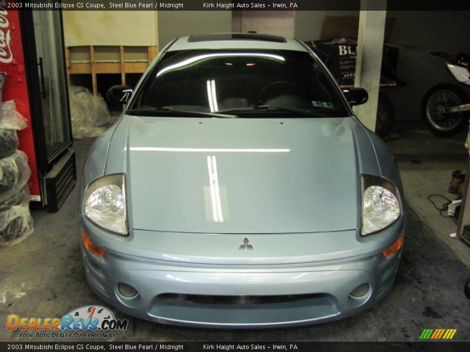 2003 Mitsubishi Eclipse GS Coupe Steel Blue Pearl / Midnight Photo #3