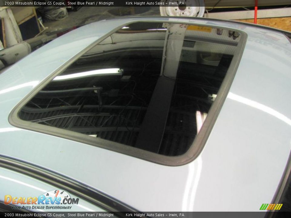 2003 Mitsubishi Eclipse GS Coupe Steel Blue Pearl / Midnight Photo #4
