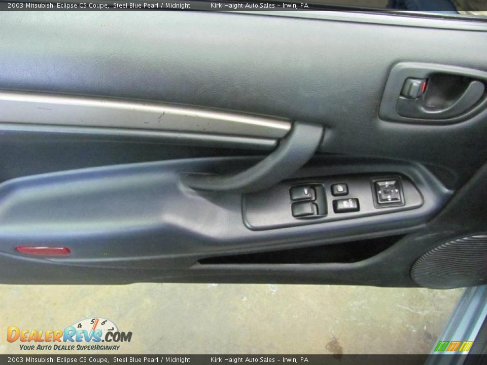 2003 Mitsubishi Eclipse GS Coupe Steel Blue Pearl / Midnight Photo #5