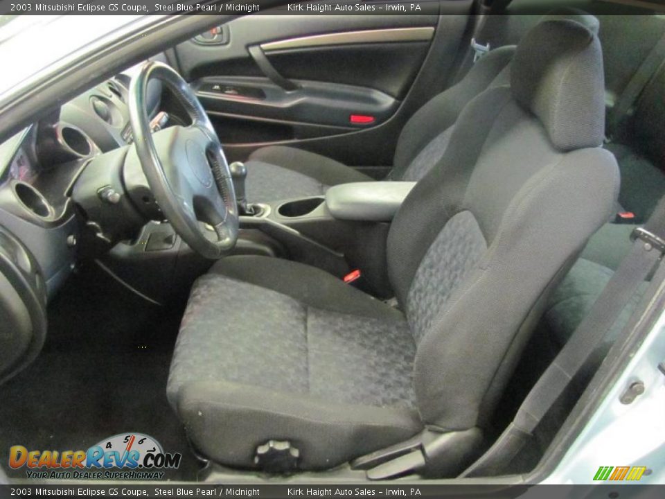 2003 Mitsubishi Eclipse GS Coupe Steel Blue Pearl / Midnight Photo #7
