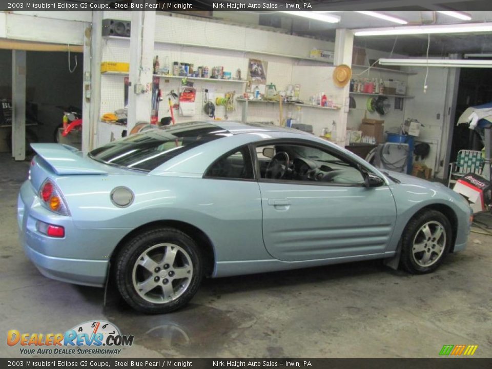 2003 Mitsubishi Eclipse GS Coupe Steel Blue Pearl / Midnight Photo #13
