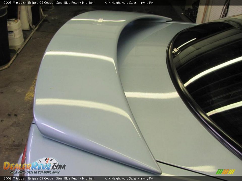 2003 Mitsubishi Eclipse GS Coupe Steel Blue Pearl / Midnight Photo #15