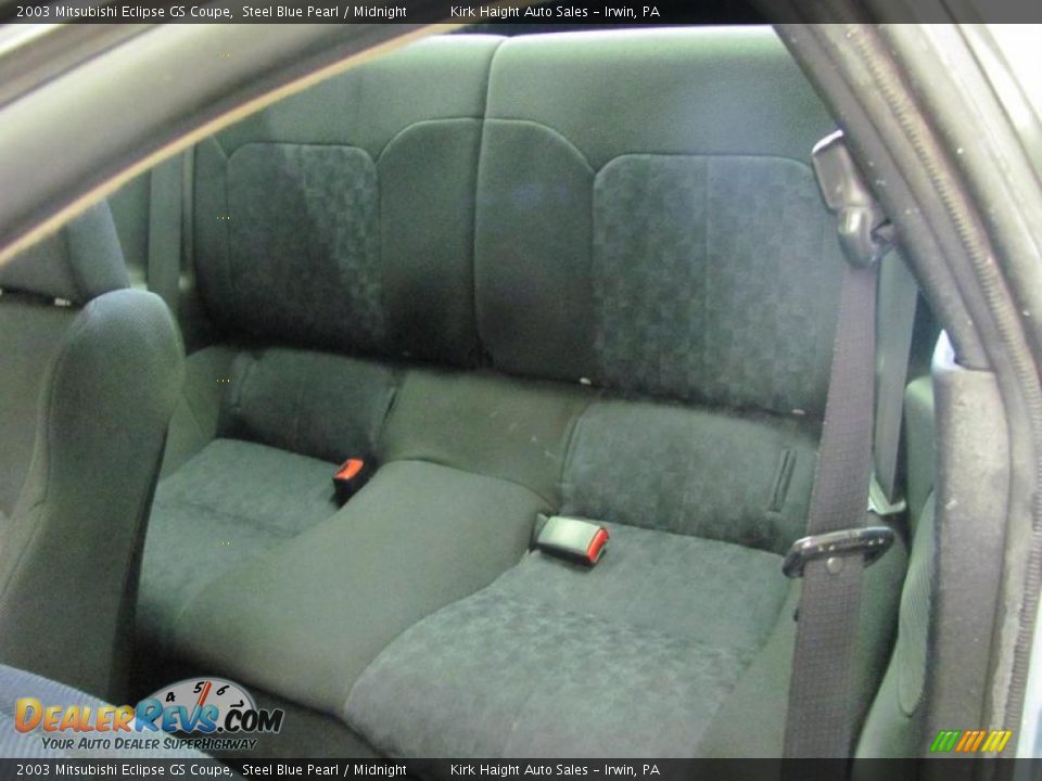 2003 Mitsubishi Eclipse GS Coupe Steel Blue Pearl / Midnight Photo #16
