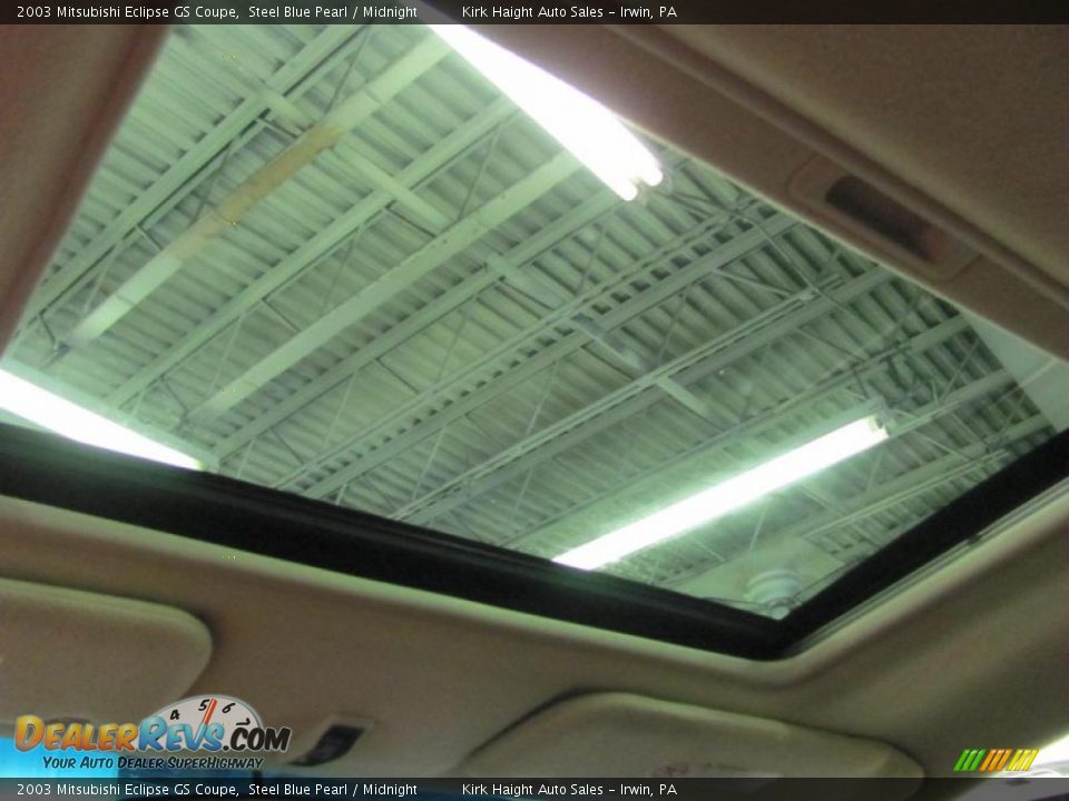 2003 Mitsubishi Eclipse GS Coupe Steel Blue Pearl / Midnight Photo #19