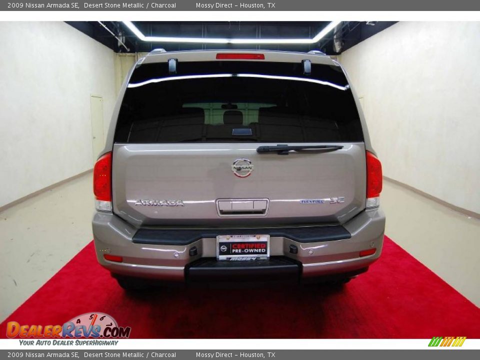 2009 Nissan Armada SE Desert Stone Metallic / Charcoal Photo #5
