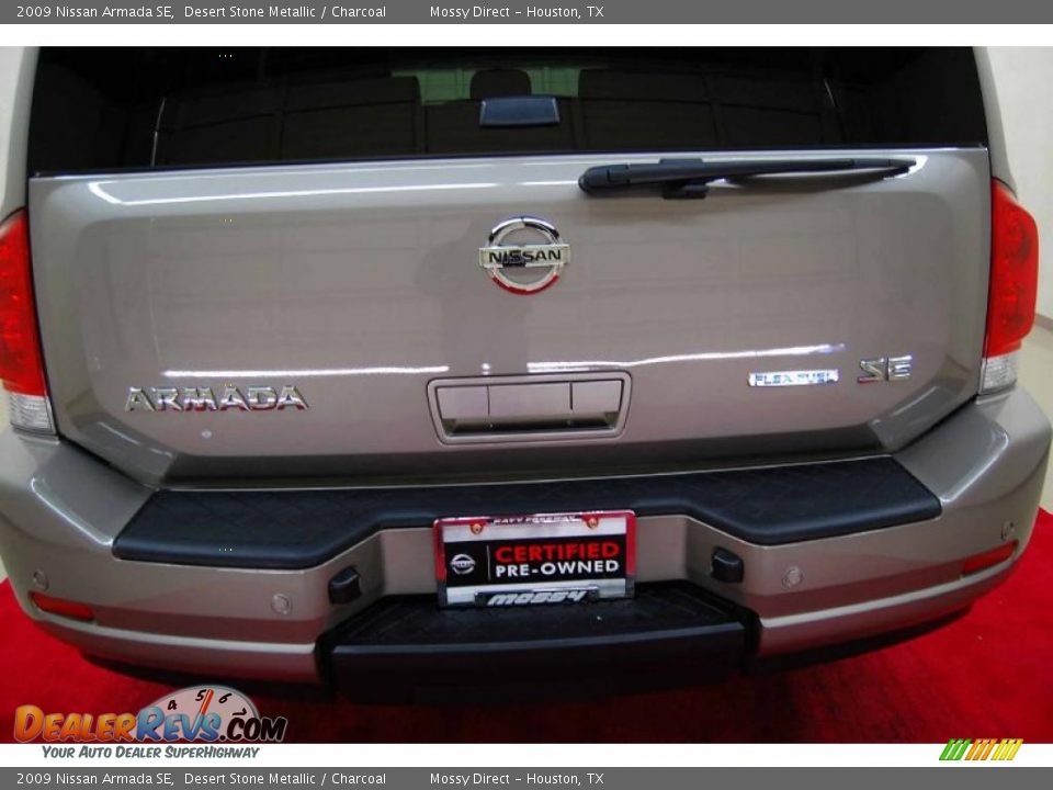 2009 Nissan Armada SE Desert Stone Metallic / Charcoal Photo #8