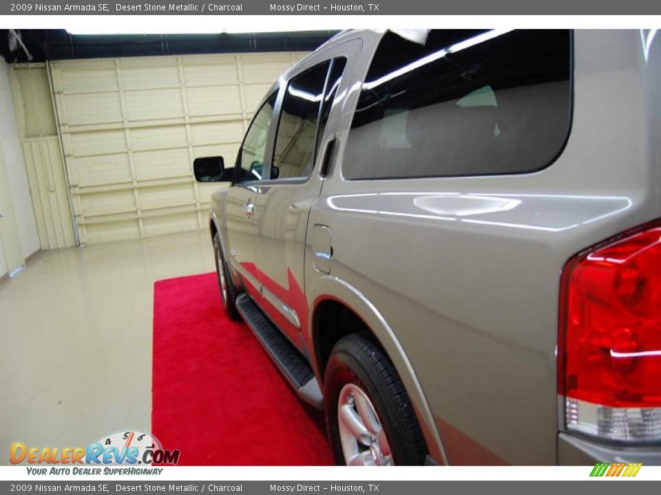 2009 Nissan Armada SE Desert Stone Metallic / Charcoal Photo #9
