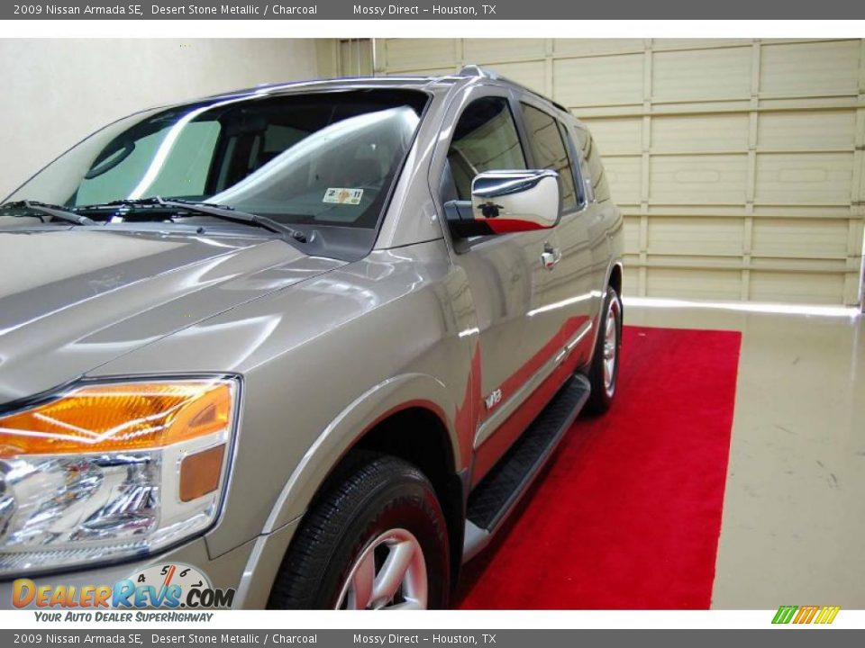 2009 Nissan Armada SE Desert Stone Metallic / Charcoal Photo #12