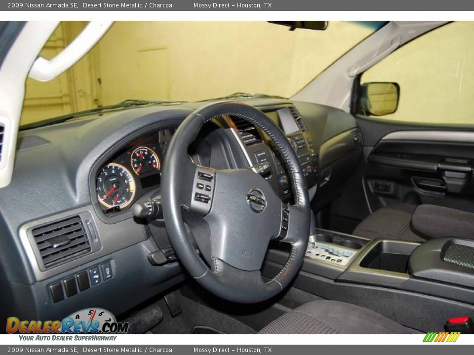 2009 Nissan Armada SE Desert Stone Metallic / Charcoal Photo #17