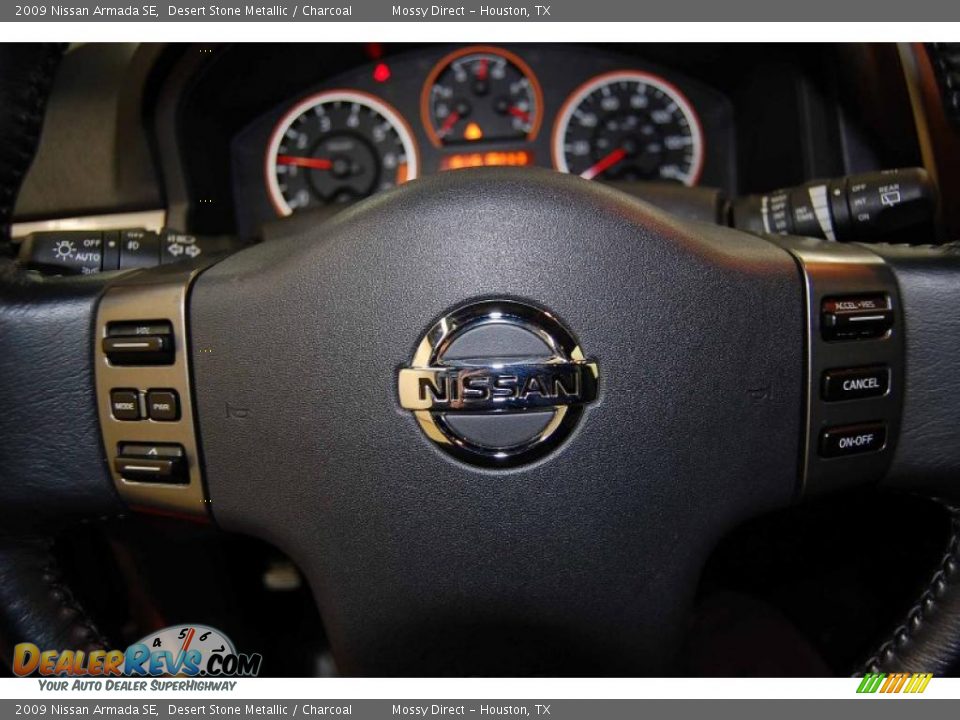 2009 Nissan Armada SE Desert Stone Metallic / Charcoal Photo #30