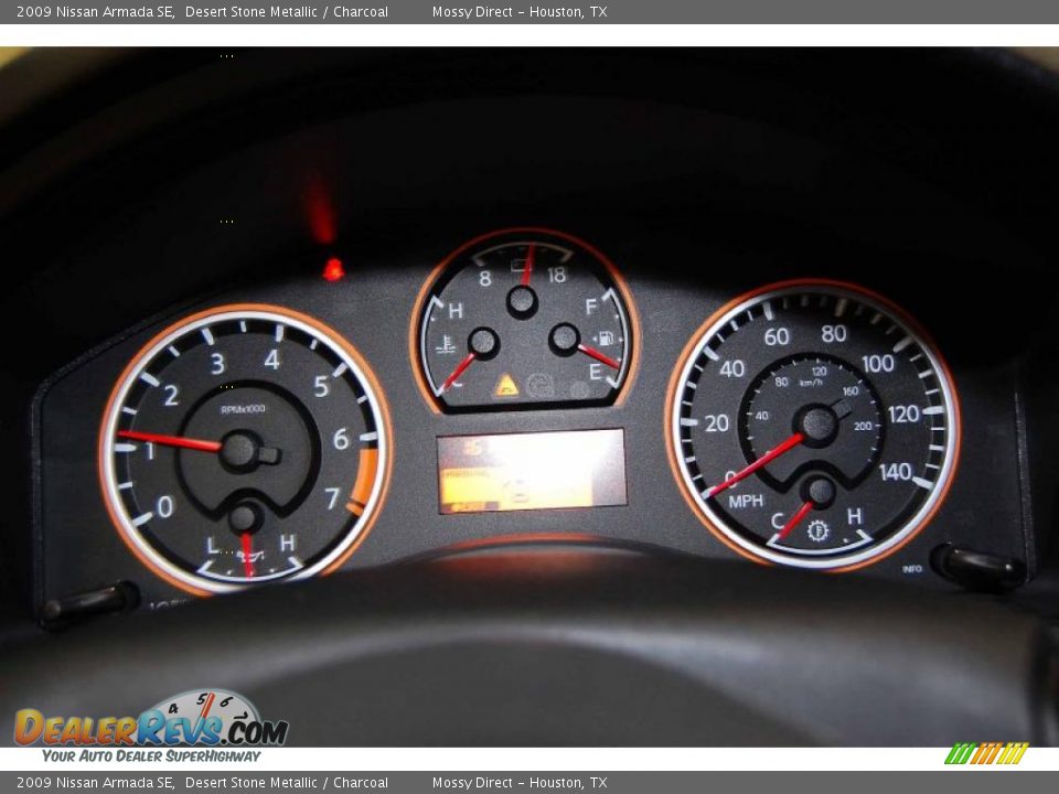 2009 Nissan Armada SE Desert Stone Metallic / Charcoal Photo #31