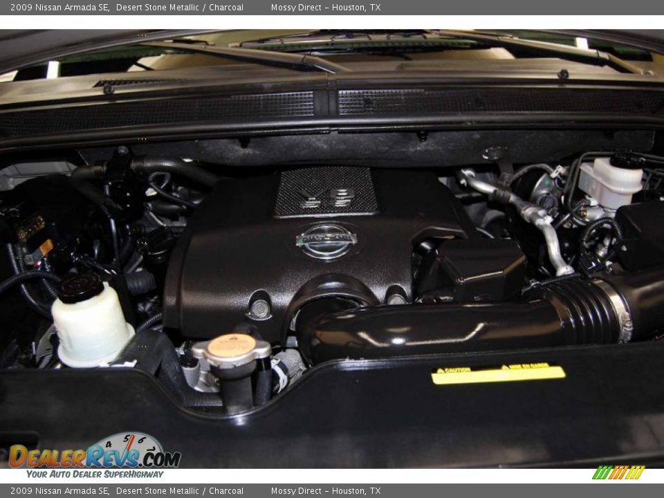 2009 Nissan Armada SE Desert Stone Metallic / Charcoal Photo #32