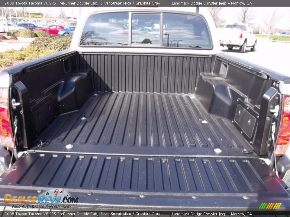 2008 Toyota Tacoma V6 SR5 PreRunner Double Cab Silver Streak Mica / Graphite Gray Photo #15