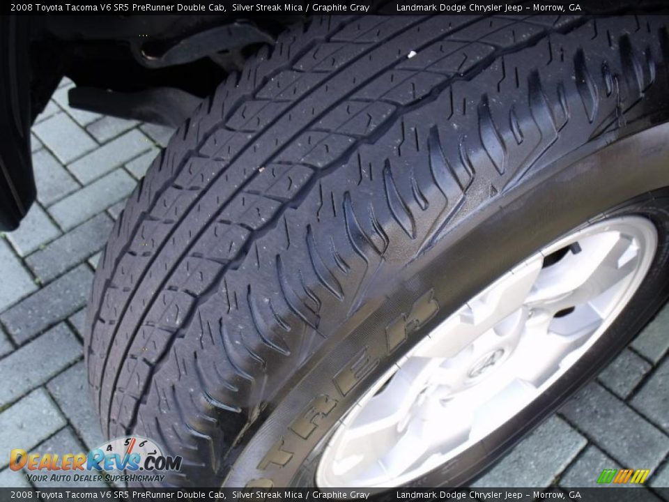 2008 Toyota Tacoma V6 SR5 PreRunner Double Cab Silver Streak Mica / Graphite Gray Photo #29