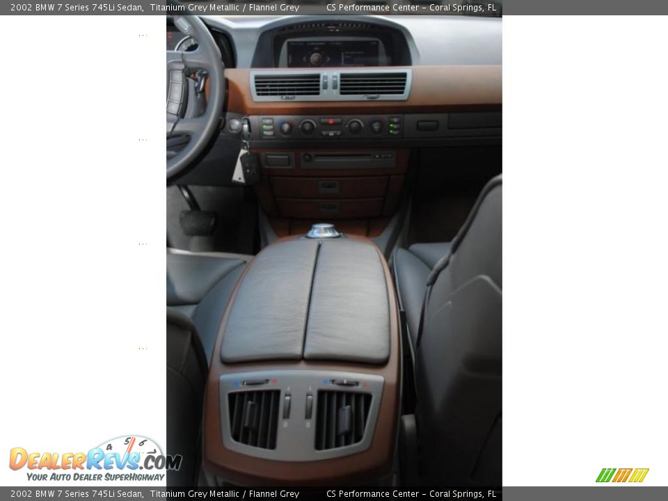 2002 BMW 7 Series 745Li Sedan Titanium Grey Metallic / Flannel Grey Photo #26
