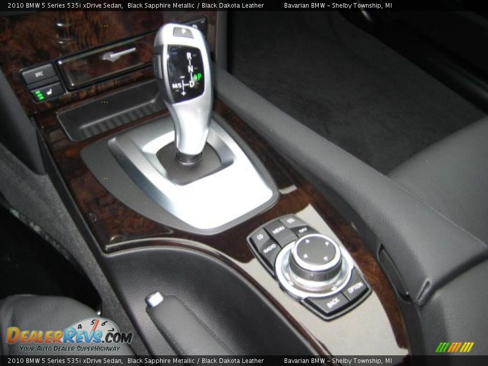 2010 BMW 5 Series 535i xDrive Sedan Black Sapphire Metallic / Black Dakota Leather Photo #14