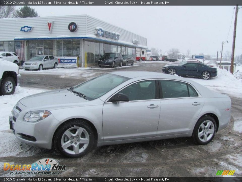 2010 Chevrolet Malibu LS Sedan Silver Ice Metallic / Titanium Photo #1