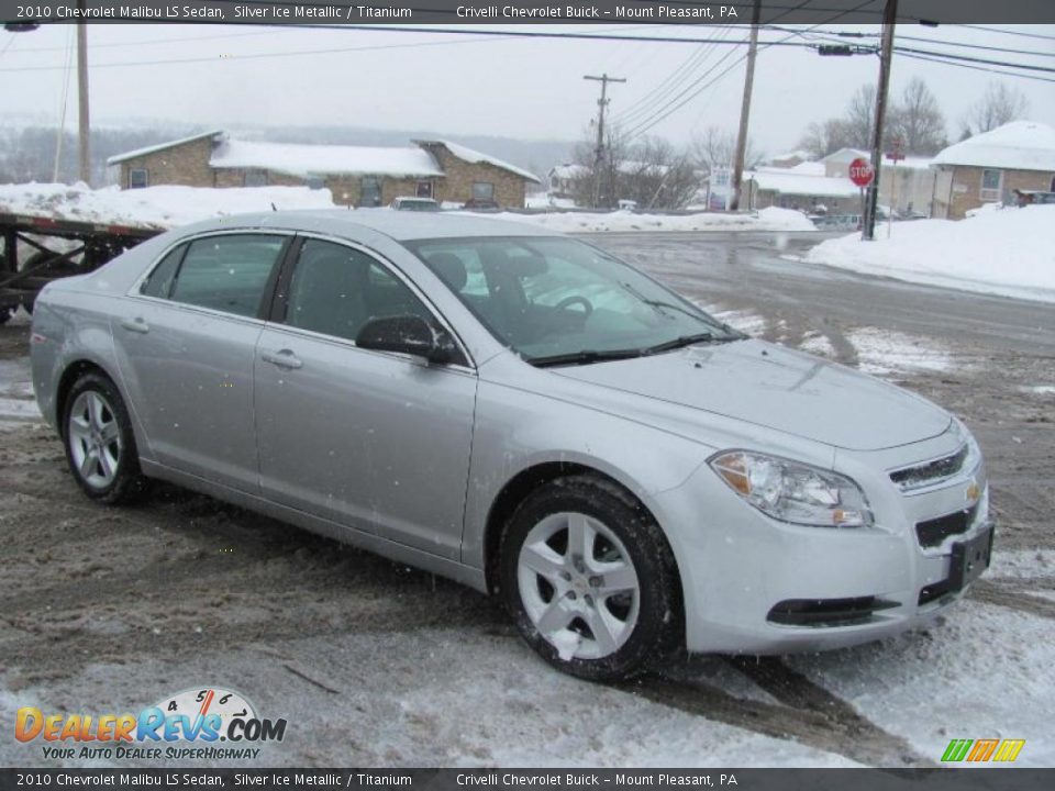 2010 Chevrolet Malibu LS Sedan Silver Ice Metallic / Titanium Photo #5