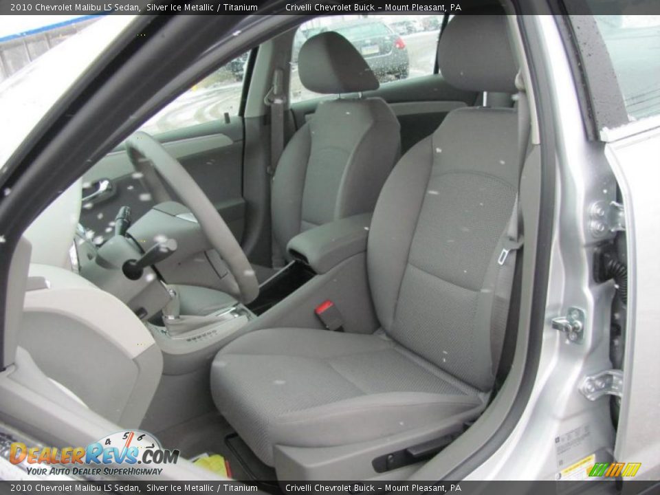 2010 Chevrolet Malibu LS Sedan Silver Ice Metallic / Titanium Photo #8