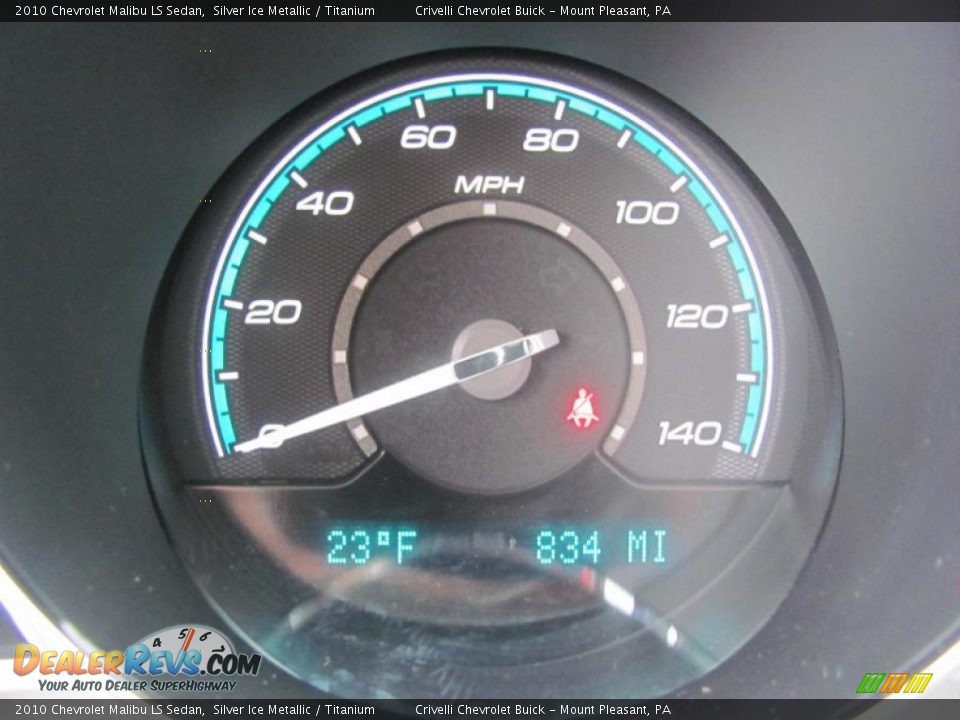 2010 Chevrolet Malibu LS Sedan Silver Ice Metallic / Titanium Photo #9