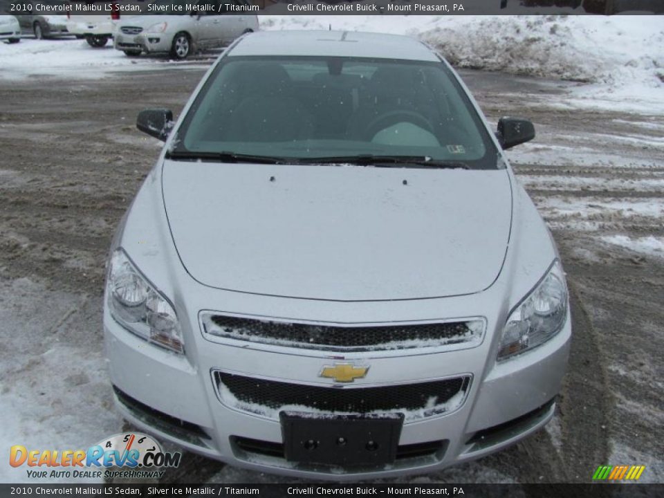 2010 Chevrolet Malibu LS Sedan Silver Ice Metallic / Titanium Photo #13