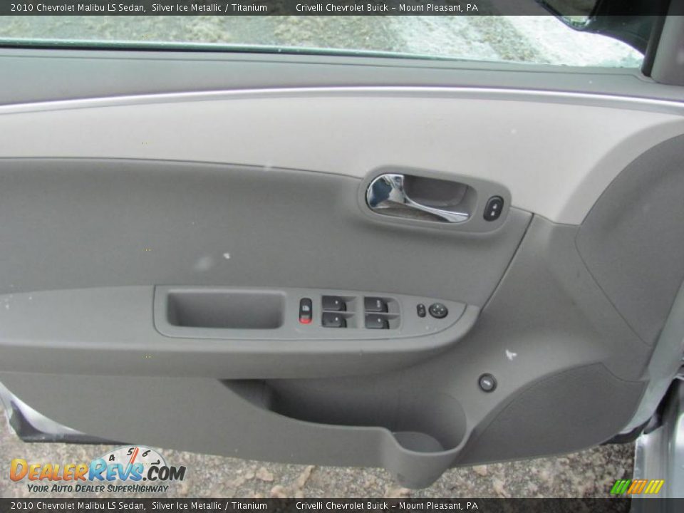 2010 Chevrolet Malibu LS Sedan Silver Ice Metallic / Titanium Photo #16