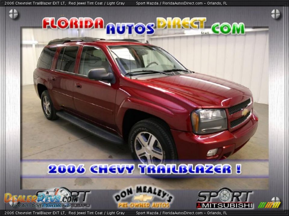 2006 Chevrolet TrailBlazer EXT LT Red Jewel Tint Coat / Light Gray Photo #1