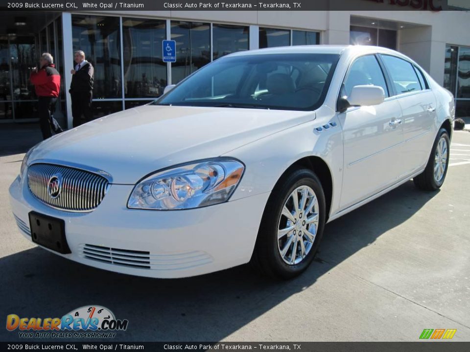 2009 Buick Lucerne CXL White Opal / Titanium Photo #1