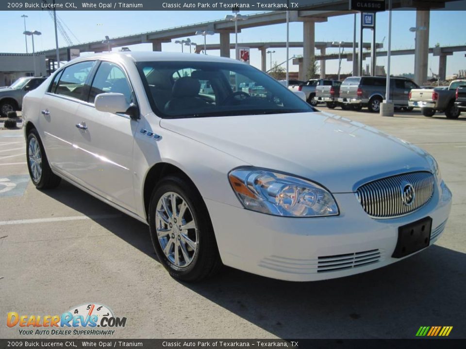 2009 Buick Lucerne CXL White Opal / Titanium Photo #2