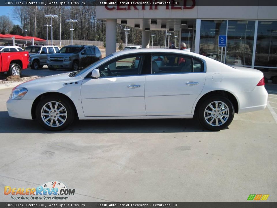 2009 Buick Lucerne CXL White Opal / Titanium Photo #3