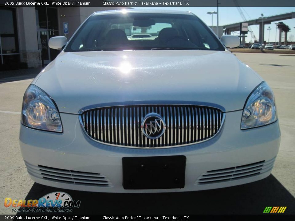 2009 Buick Lucerne CXL White Opal / Titanium Photo #5