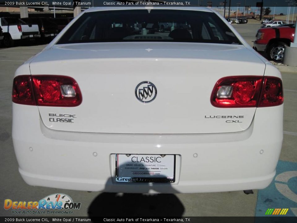 2009 Buick Lucerne CXL White Opal / Titanium Photo #6