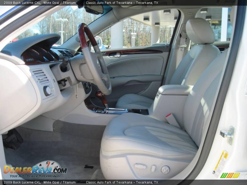 2009 Buick Lucerne CXL White Opal / Titanium Photo #9