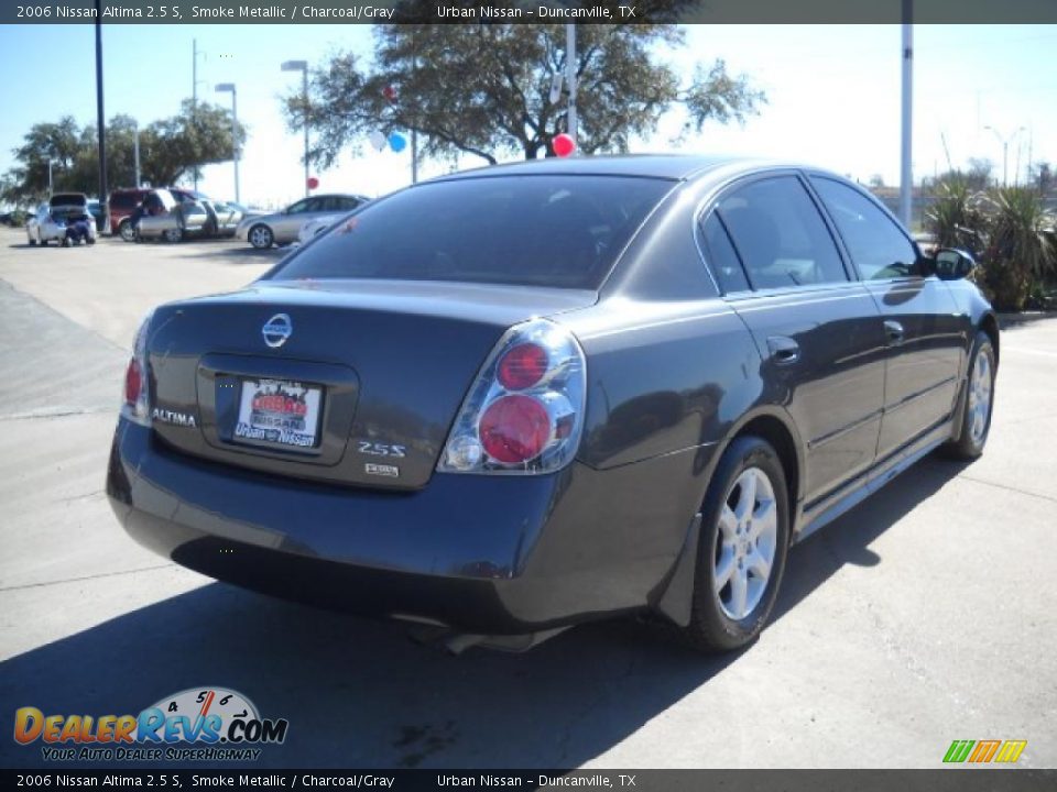 2006 Nissan Altima 2.5 S Smoke Metallic / Charcoal/Gray Photo #4
