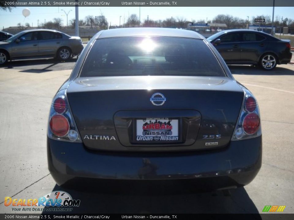 2006 Nissan Altima 2.5 S Smoke Metallic / Charcoal/Gray Photo #5