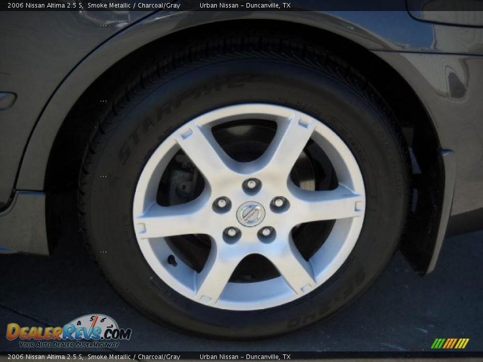 2006 Nissan Altima 2.5 S Smoke Metallic / Charcoal/Gray Photo #7