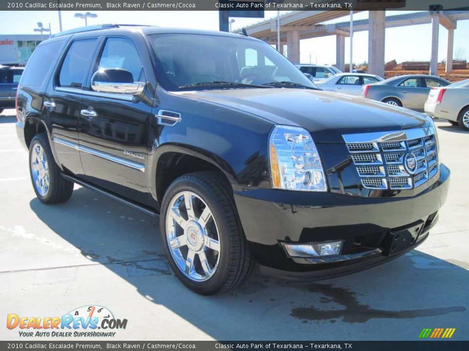 2010 Cadillac Escalade Premium Black Raven / Cashmere/Cocoa Photo #2