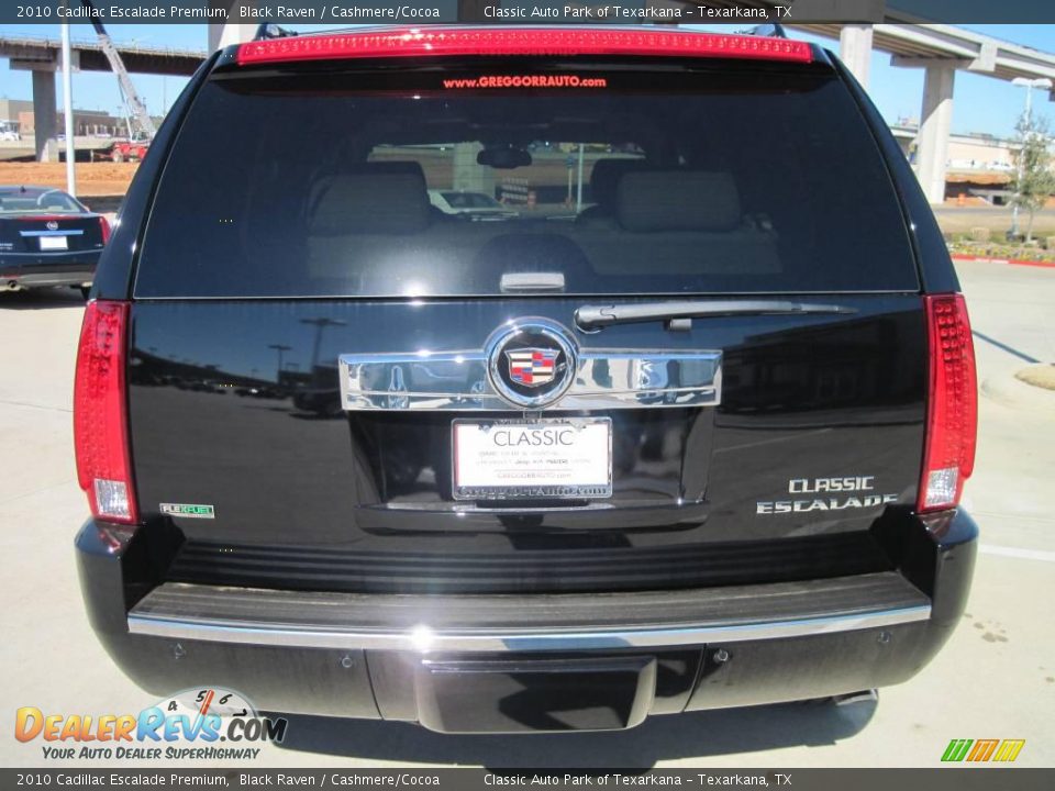 2010 Cadillac Escalade Premium Black Raven / Cashmere/Cocoa Photo #6
