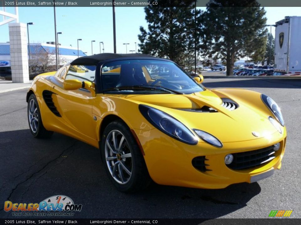 2005 Lotus Elise Saffron Yellow / Black Photo #4