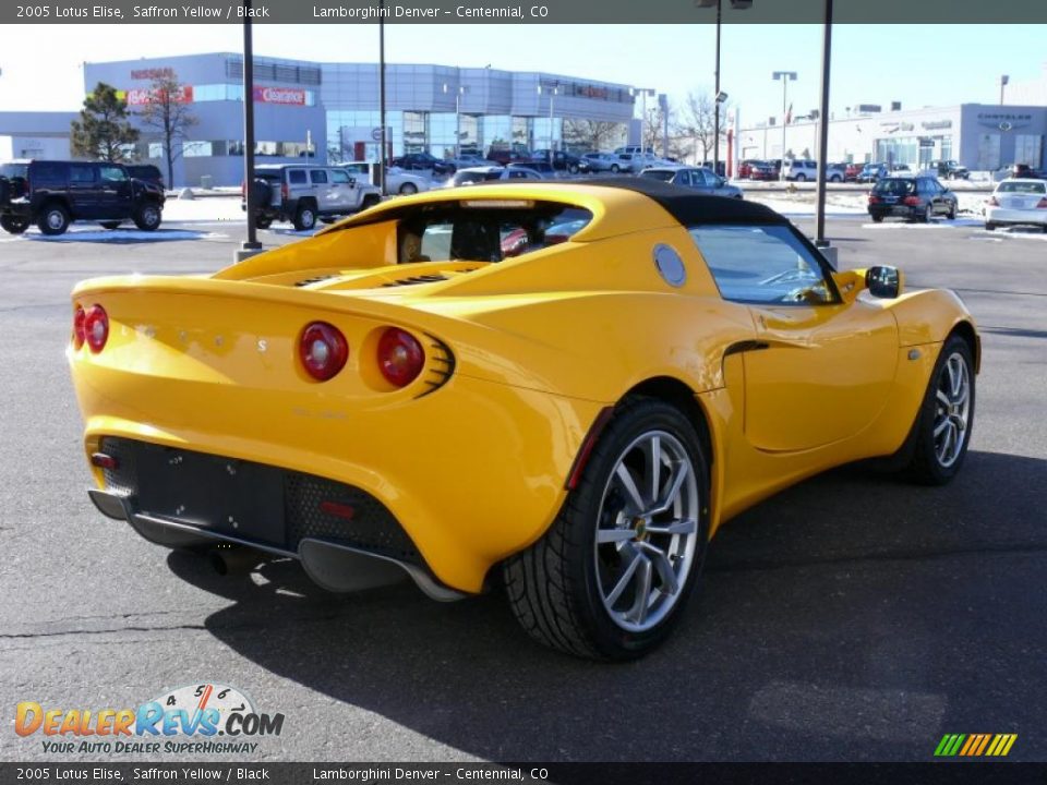 2005 Lotus Elise Saffron Yellow / Black Photo #6