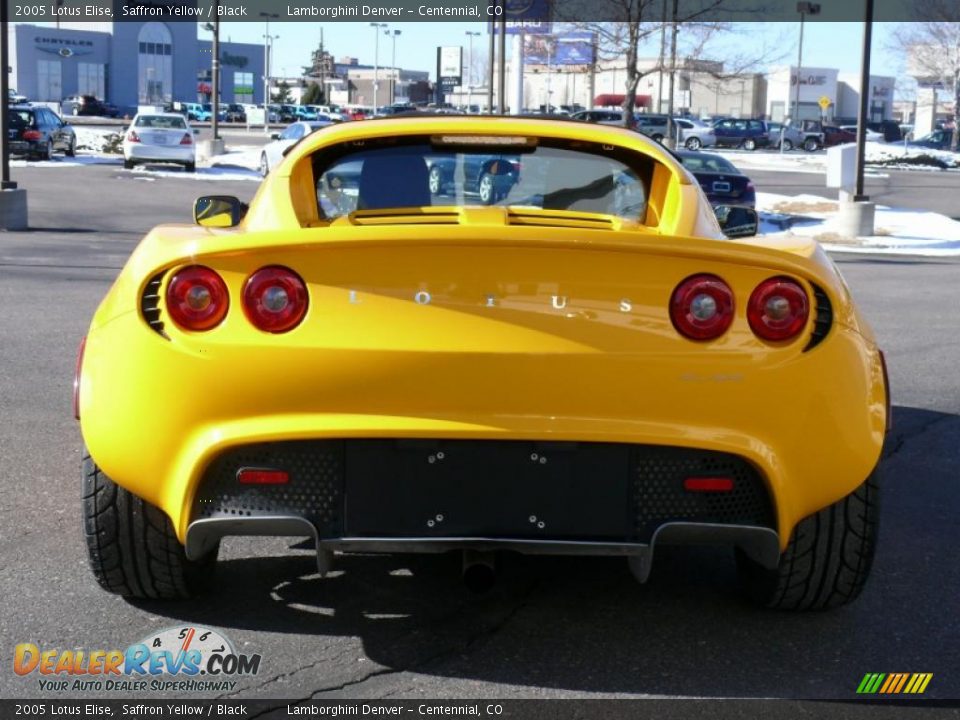 2005 Lotus Elise Saffron Yellow / Black Photo #7