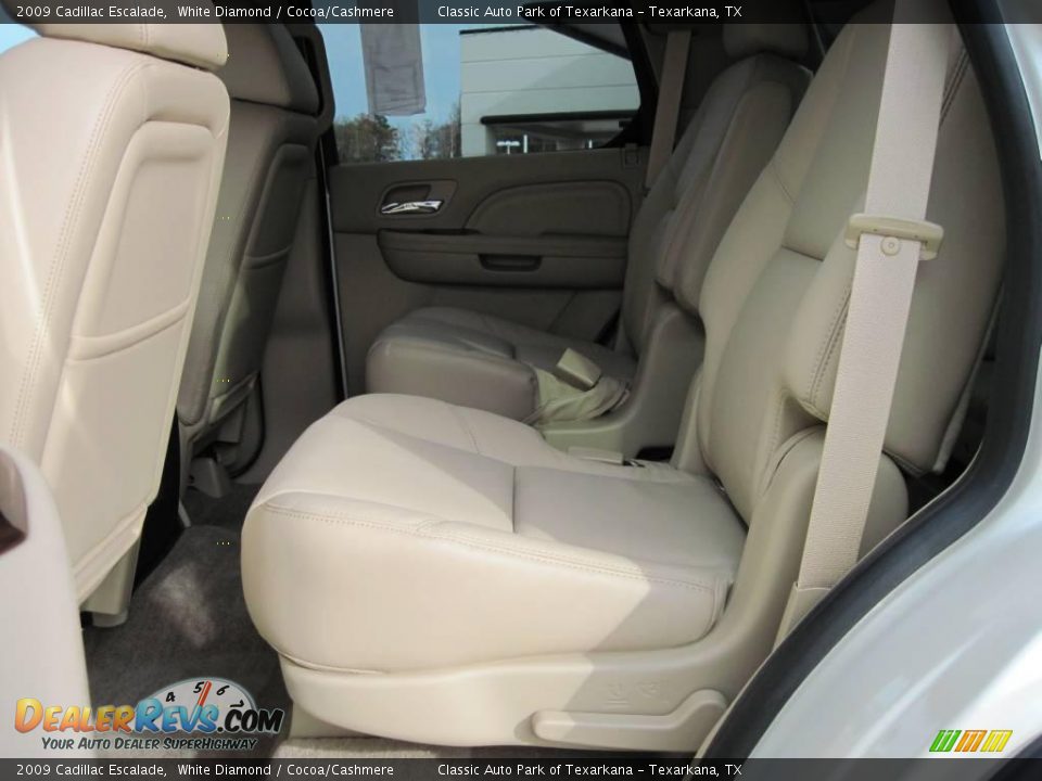 2009 Cadillac Escalade White Diamond / Cocoa/Cashmere Photo #8