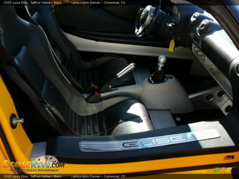 2005 Lotus Elise Saffron Yellow / Black Photo #19
